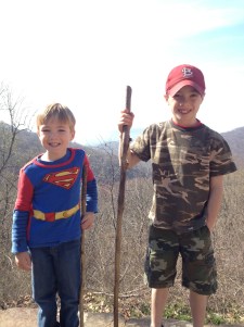 The Bybee boys camping trip, Spring 2013