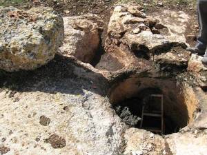 An ancient winepress...Gideon's "hide out"